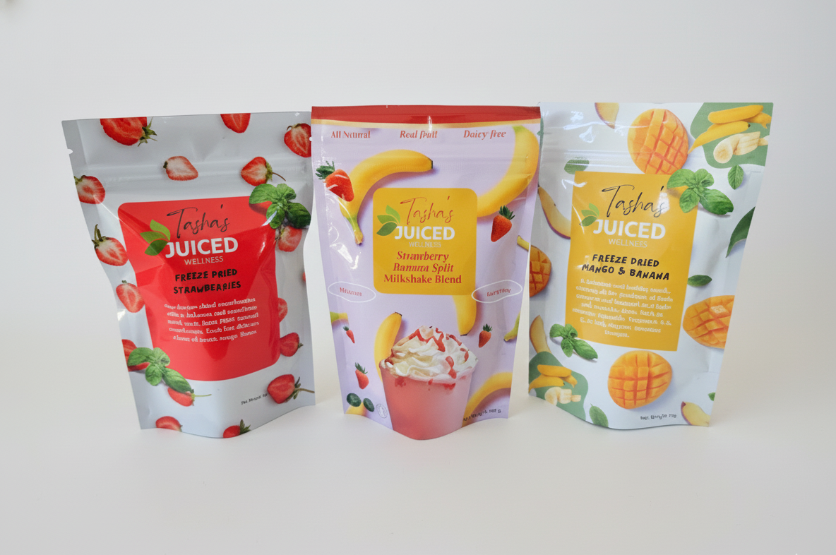 Strawberry Banana Split Milkshake/Smoothie Kit