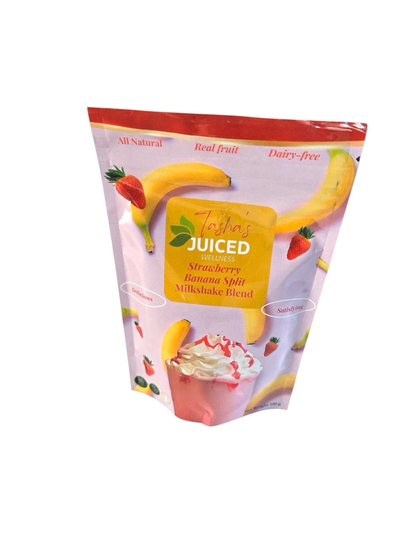 Strawberry Banana Split Milkshake Blend